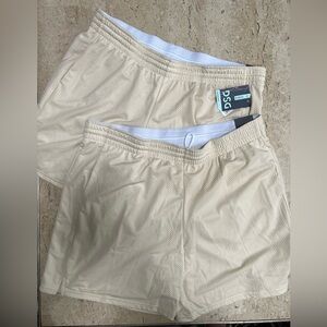 DSG 2 Pairs Women’s 7” Light Sand Mesh Shorts Size XL